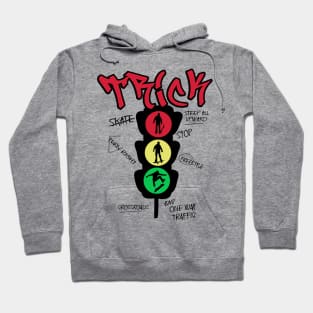 Traffic Light Illustration Hoodie